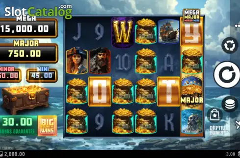 Скрин2. Captain Bones Big Bounty слот