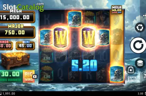 Скрин3. Captain Bones Big Bounty слот