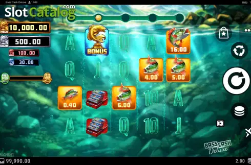 Скрин2. Bass Cash Deluxe слот