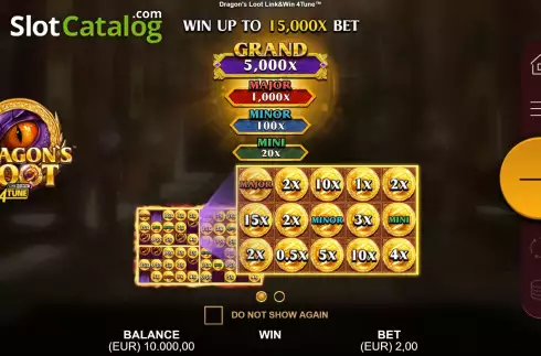 Скрин2. Dragon's Loot Link&Win 4Tune слот