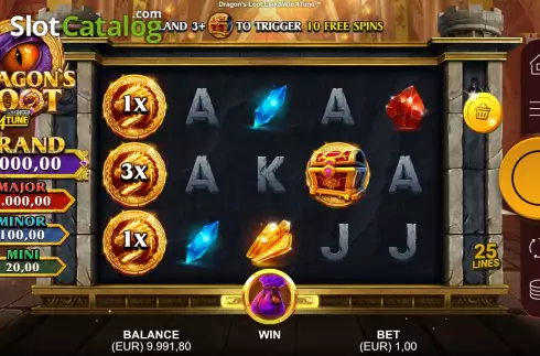 Скрин5. Dragon's Loot Link&Win 4Tune слот