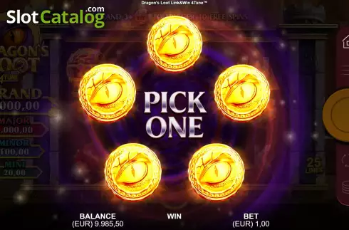 Скрин7. Dragon's Loot Link&Win 4Tune слот