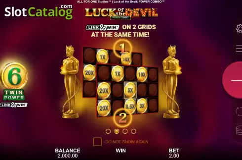 Скрин2. Luck of the Devil: POWER COMBO слот