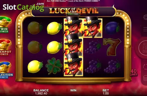 Скрин5. Luck of the Devil: POWER COMBO слот
