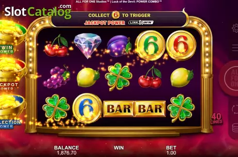 Скрин7. Luck of the Devil: POWER COMBO слот