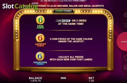 Скрин9. Luck of the Devil: POWER COMBO слот