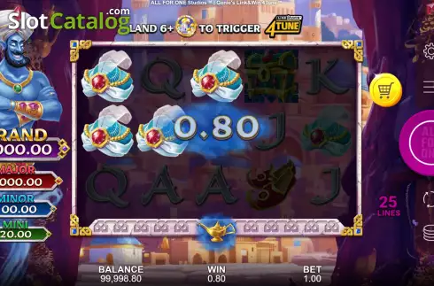Скрин4. Genie's Link&Win 4Tune слот