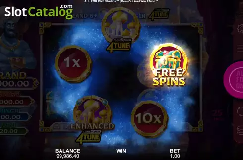 Скрин8. Genie's Link&Win 4Tune слот