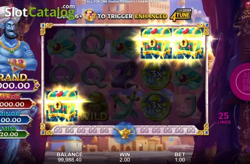 Скрин9. Genie's Link&Win 4Tune слот