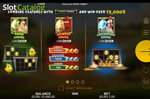 Скрин2. Chickenville Power Combo слот