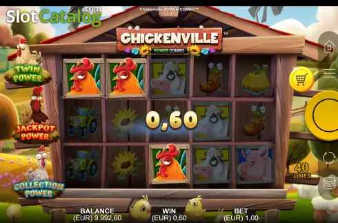 Скрин4. Chickenville Power Combo слот