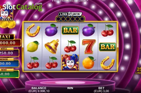Скрин3. 6 Tokens of Gold: Mystery Joker Link & Win слот