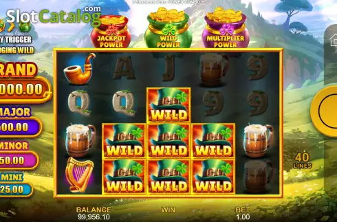 Скрин5. 3 Shamrock Pots: Power Combo слот