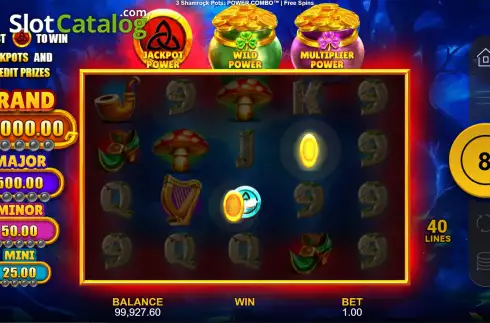 Скрин8. 3 Shamrock Pots: Power Combo слот