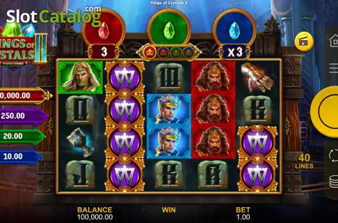 Скрин3. Kings of Crystals II Power Combo слот
