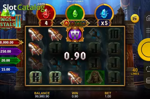 Скрин5. Kings of Crystals II Power Combo слот