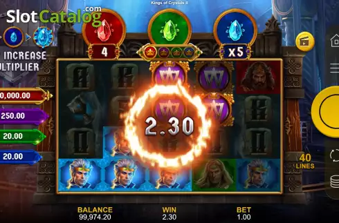 Скрин6. Kings of Crystals II Power Combo слот