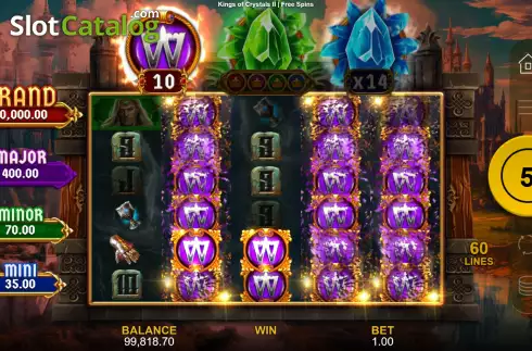 Скрин9. Kings of Crystals II Power Combo слот