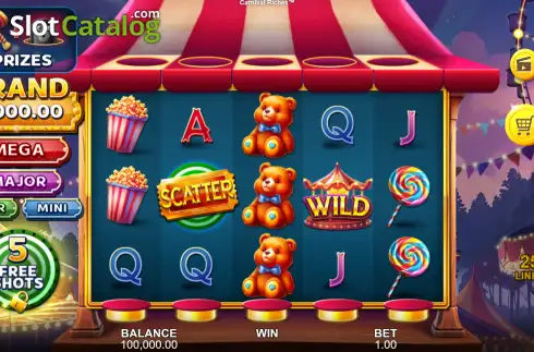 Скрин2. Carnival Riches слот