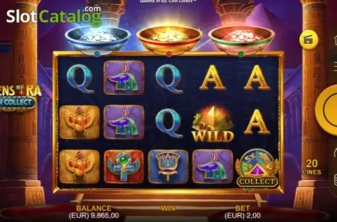 Скрин2. Queens of Ra: Coin Collect слот