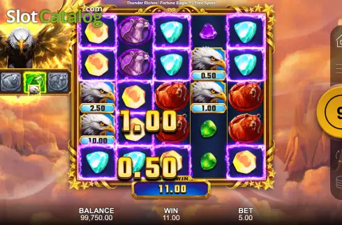 Скрин3. Thunder Riches: Fortune Eagle слот
