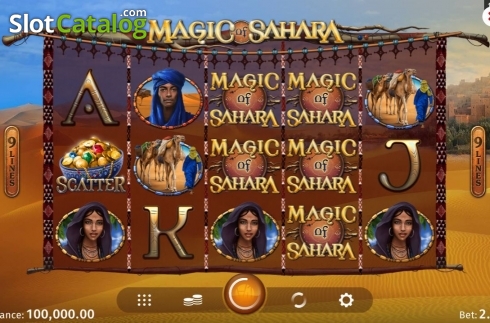 Скрин2. Magic of Sahara слот