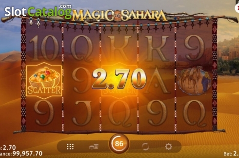 Скрин3. Magic of Sahara слот