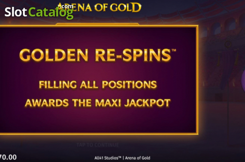 Скрин5. Arena of Gold слот