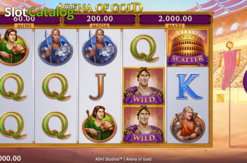 Скрин2. Arena of Gold слот