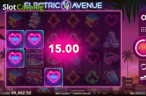 Скрин6. Electric Avenue слот