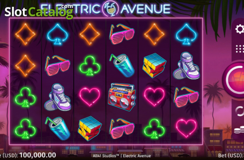 Скрин2. Electric Avenue слот