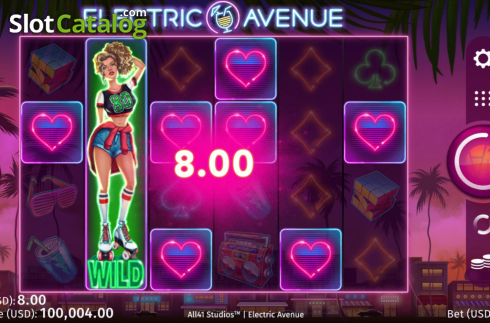 Скрин3. Electric Avenue слот
