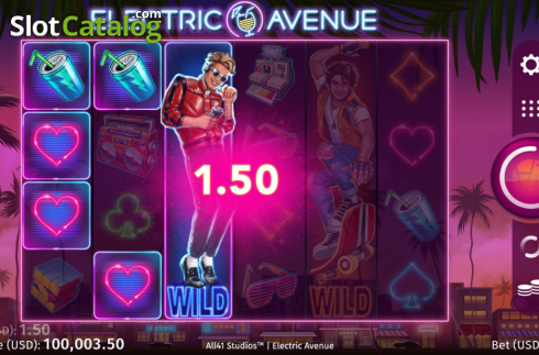 Скрин4. Electric Avenue слот