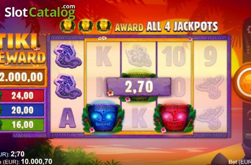 Скрин4. Tiki Reward слот