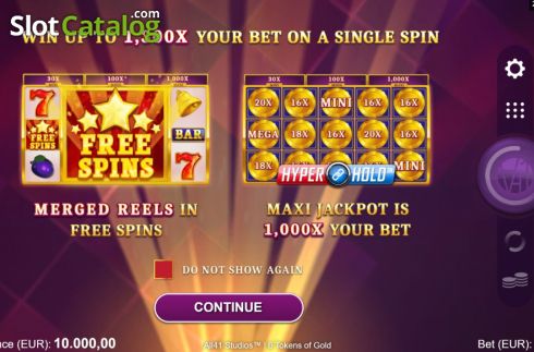 Скрин2. 6 Tokens of Gold слот