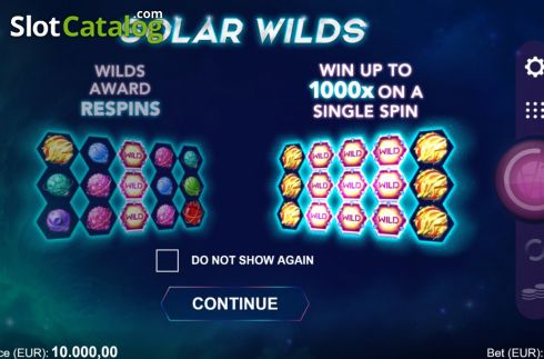 Скрин2. Solar Wilds слот