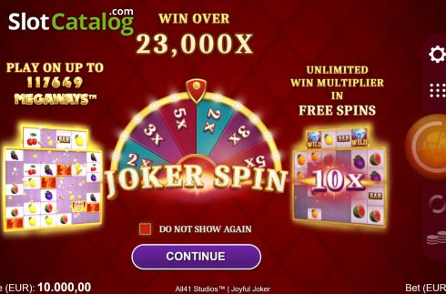 Скрин2. Joyful Joker Megaways слот