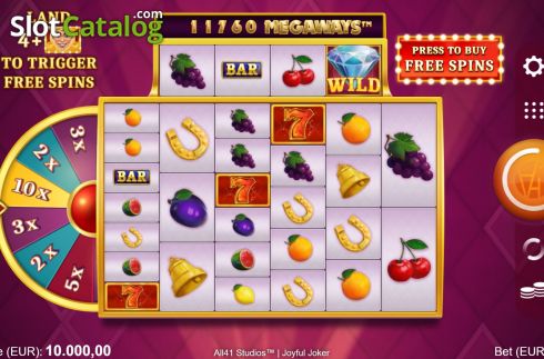 Скрин3. Joyful Joker Megaways слот