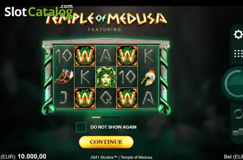 Скрин2. Temple of Medusa слот