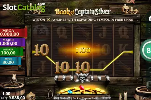 Скрин4. Book of Captain Silver слот