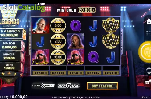 Скрин3. WWE Legends Link & Win слот