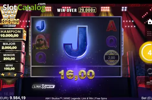 Скрин7. WWE Legends Link & Win слот