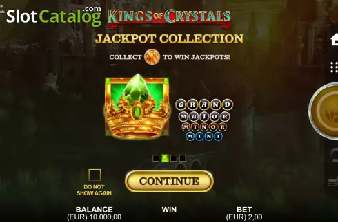 Скрин2. Kings of Crystals слот