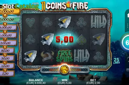 Скрин5. 11 Coins of Fire слот