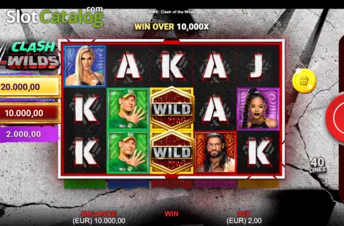 Скрин3. WWE: Clash of the Wilds слот
