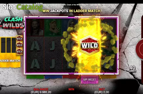 Скрин5. WWE: Clash of the Wilds слот