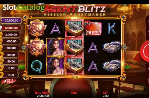 Скрин3. Agent Blitz: Mission Moneymaker слот
