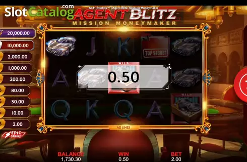 Скрин5. Agent Blitz: Mission Moneymaker слот