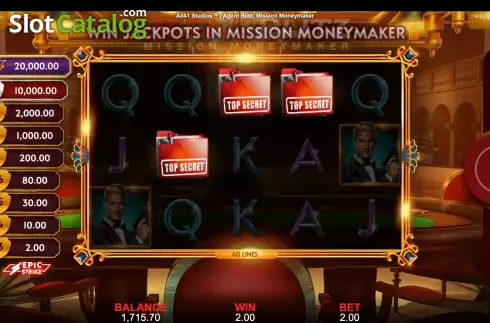 Скрин6. Agent Blitz: Mission Moneymaker слот