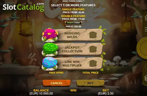Скрин4. Eggz! Power Combo слот